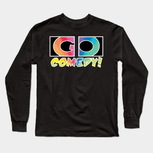 Go Comedy rainbow logo Long Sleeve T-Shirt